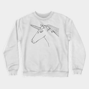 Beautiful and Elegant Unicorn Crewneck Sweatshirt